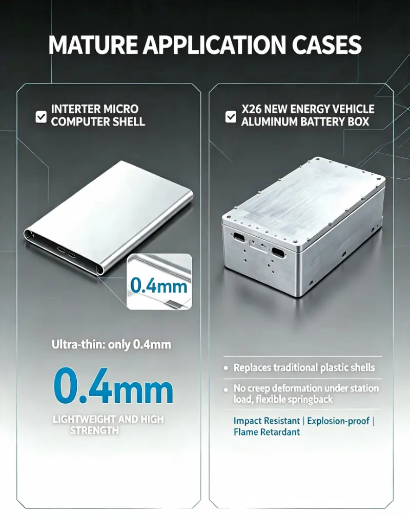 Hochfestes Batteriegehäuse aus Aluminium für neue Energieanwendungen